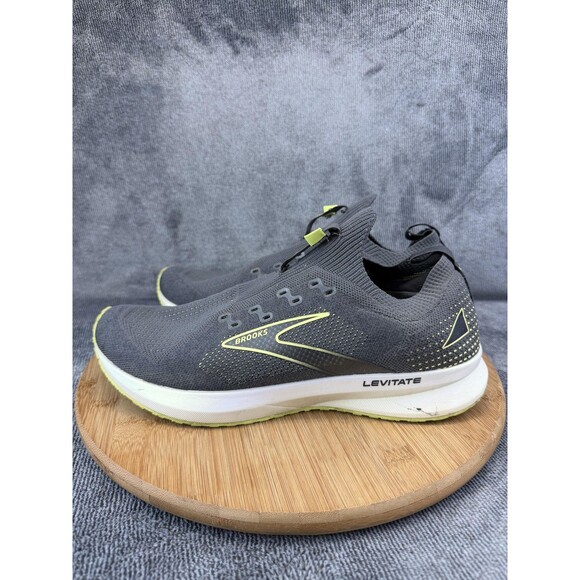 Brooks Levitate StealthFit 5 Shoes Mens Size 9.5 Gray Mesh Sneakers 1103721D045 main image 10